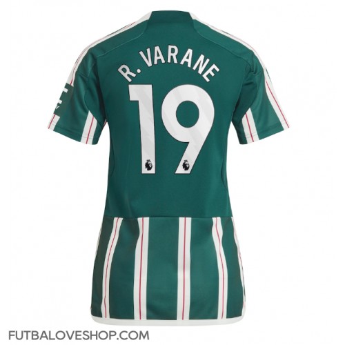 Dres Manchester United Raphael Varane #19 Preč pre Ženy 2023-24 Krátky Rukáv